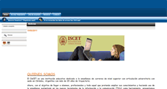 Desktop Screenshot of iscet.interface.es